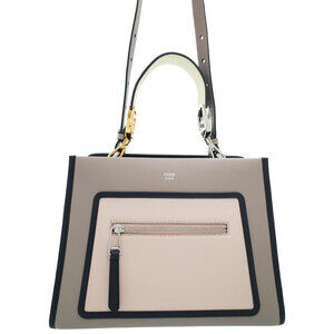 FENDI Runaway Leather Shoulder Bag